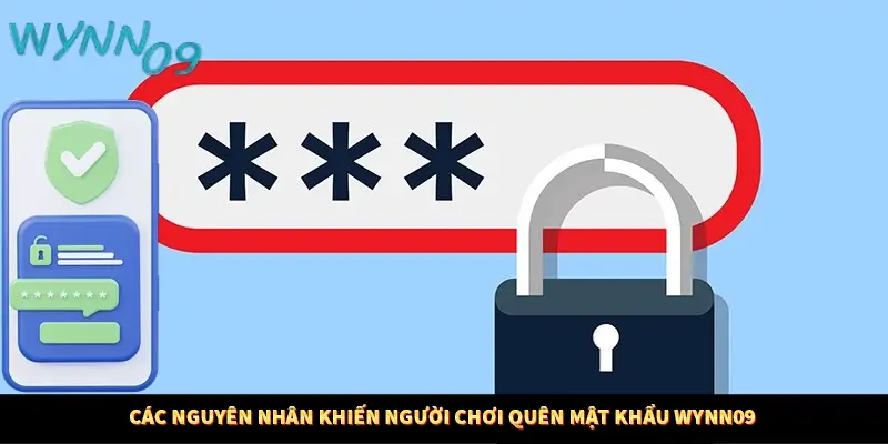 Các nguyên nhân khiến người chơi quên mật khẩu