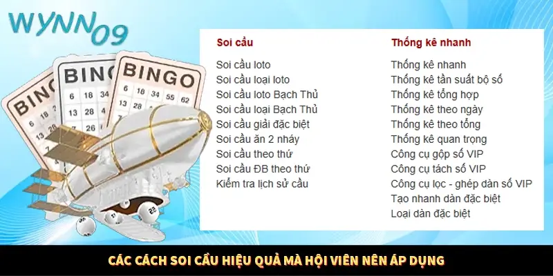 Các cách soi cầu hiệu quả mà hội viên nên áp dụng